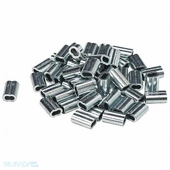 ELECTROMARK Valve Tag Crimp Aluminum PK100, 9WL29