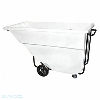 GRAINGER APPROVED Tilt Truck Medium-Duty 1-1/8 cu yd White, 9WM01