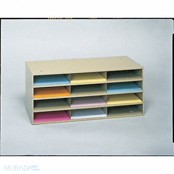 DURHAM MFG Literature And Mail Sorter Black, 8JK33