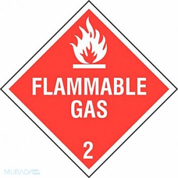 STRANCO INC DOT Container Placard 10-3/4 Label W, 9WPE4