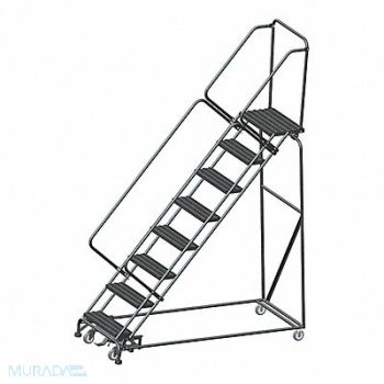 BALLYMORE Lockstep Rolling Ladder Steel 80 In.H, 9EWE7