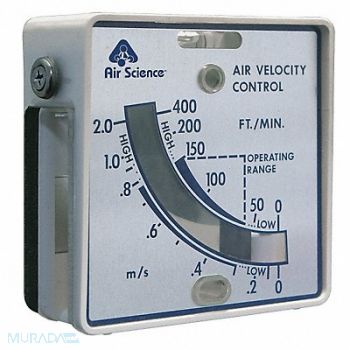 AIR SCIENCE Continuous Airflow Display Meter, 9WRG2
