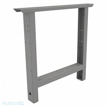 TENNSCO E6580 Adj. Leg 3Wx36Dx27-7/8 to 35-3/8H Gray, 9WRV2