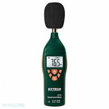 EXTECH Sound Level Meter Backlit LCD Display, 9WTE8