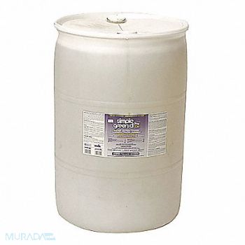 SIMPLE GREEN One-Step Disinfectant Unscented 55 gal, 9WUK4