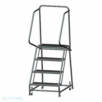 BALLYMORE Rolling Ladder Steel 38 In.H, 9WYT3