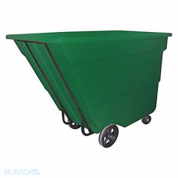 GRAINGER APPROVED Tilt Truck Med-Duty 1-3/4 cu yd. Green, 9WZ86