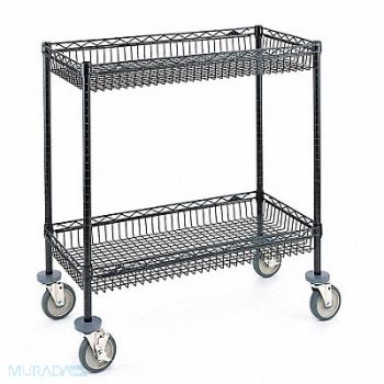 METRO CART 2 BASKET BLACK 39 HX18 WX48, 9X006