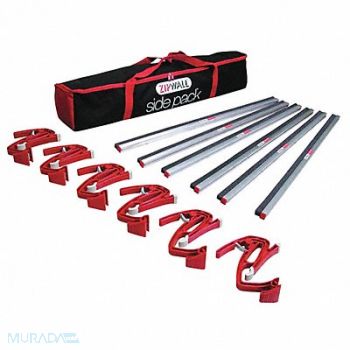 ZipWall Side Pack Kit With 3 Rail Bar, 9X847