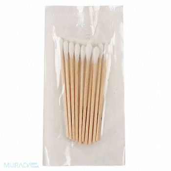 MEDIQUE Cotton Tip Swab Non-Sterile 3In. PK10, 9XA63