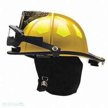BULLARD Fire Helmet Black Traditional, 9XY84