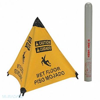 Handy Cone Yellow Nylon 18 in H, 9XZN4