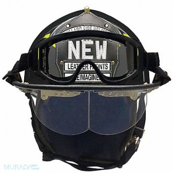 BULLARD Fire Helmet Black Traditional, 9YGW9