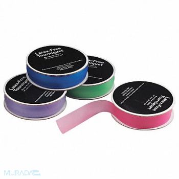 GRAINGER APPROVED Latex-Free Tourniquet PK4, 9YHV3