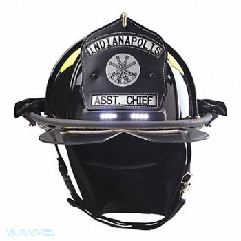 BULLARD Fire Helmet Black Modern, 9YL76