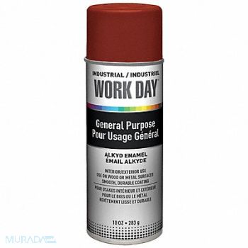WORK DAY Spray Paint Primer Flat Red 10 oz, 800T26
