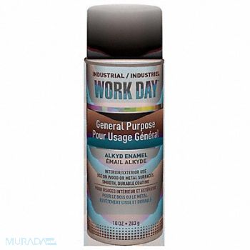 KRYLON INDUSTRIAL Spray Paint Flat White 10 oz, 800T17