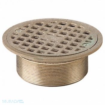 JAY R. SMITH MFG. CO Floor Drain Strainer Round 6In Dia, 11U232