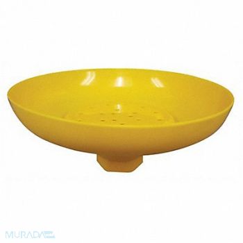 HUGHES SAFETY Shower Rose ABS Yellow, 34RU10