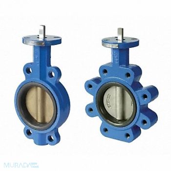 SHARPE VALVES Butterfly Valves Lug 250 psi 2-1/2 Size, 802F40
