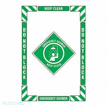 SLIP-GARD Floor Sign Vertical Rectangle English, 793Z29