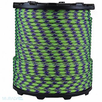 MARDI GRAS Climbing Rope 700 lb Work Load 600 ft L, 54ZE58