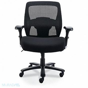 ALERA Big/Tall Office Chair Black Seat, 801AH8