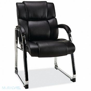 ALERA Guest/Reception Chair Black Seat, 801AJ8