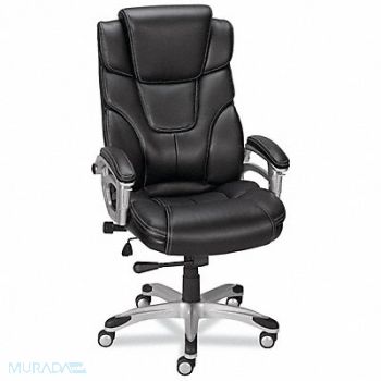 ALERA Office Chair 275 lb Cap. Black Seat, 801AJ6