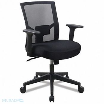 ALERA Office Chair 275 lb Cap. Black Seat, 801AK4