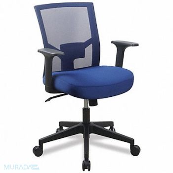 ALERA Office Chair 275 lb Cap. Navy Blue Seat, 801AJ3