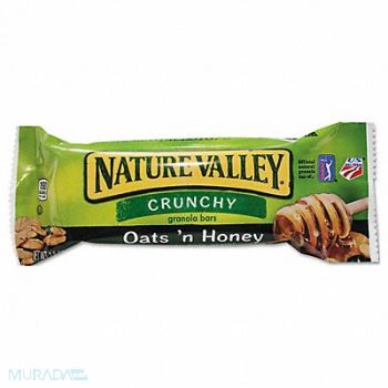 NATURE VALLEY Granola Bar Oat and Honey PK18, 43PN83