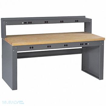 TENNSCO Workbench Butcher Block 72 W 30 D, 39FL37