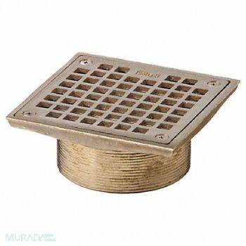 JAY R. SMITH MFG. CO Floor Drain Strainer Square 5In, 11U233