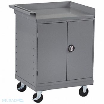 TENNSCO Mobile Cabinet Bench Steel 33 W 25 D, 6YE44
