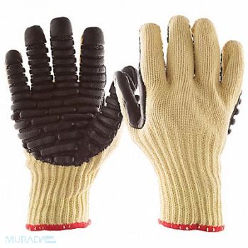 IMPACTO Anti-Vibration Gloves XL Black/Yellow PR, 18F263