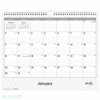 BLUE SKY Wall Calendar 15 x 12 1 Month per Page, 798A94