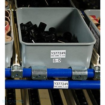 BRADY Label Polyester Color White 1 29/32 W, 803TW4