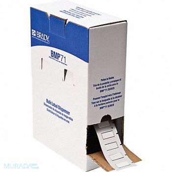 BRADY Sleeve 1 in W 7/16 in H Die-cut, 803N21