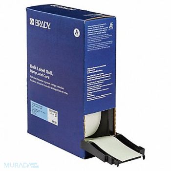BRADY Label Polyester Color White 2 W, 803TY3