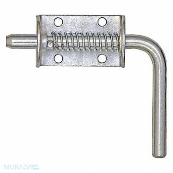 BUYERS PRODUCTS Spring Latch Assembly Silver Steel Zinc, 55MX31
