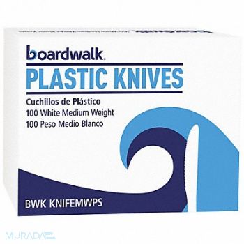 GRAINGER APPROVED Knife White Med PK100, 799LH8