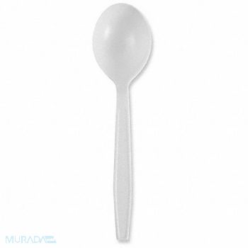 GRAINGER APPROVED Soup Spoon White Heavy PK1000, 799LL9