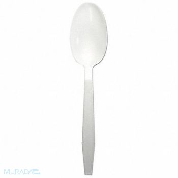 GRAINGER APPROVED Disposable Spoon White Heavy PK1000, 485V94