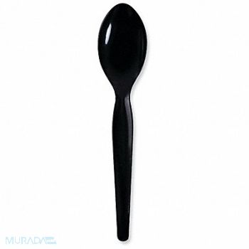 GRAINGER APPROVED Disp Spoon Black Heavy PK1000, 485W20
