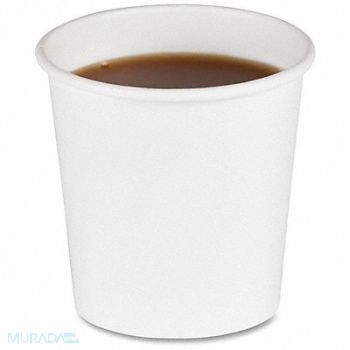 GRAINGER APPROVED Disposable Hot Cup 4 oz White PK1000, 799LM7