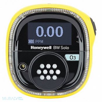BW TECHNOLOGIES Single Gas Detector Black/Yellow 2-5/8 H, 497A95