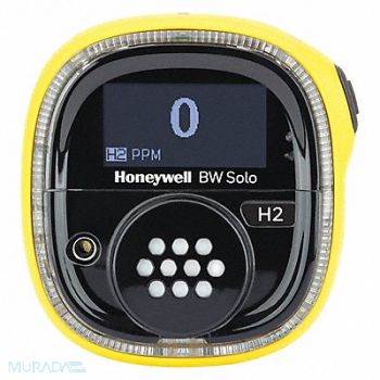 BW TECHNOLOGIES Single Gas Detector Black/Yellow 2-5/8 H, 497A86