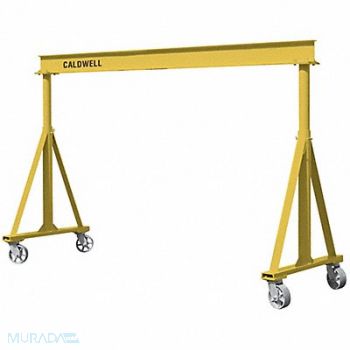 CALDWELL Portable Gantry Crane 14 ft H Yellow, 40M885
