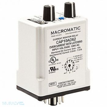 MACROMATIC Current Sensing Relay SPDT Form 24VAC, 485R28